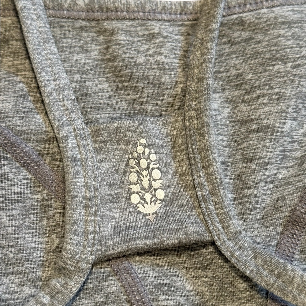 Free People FP Movement Gray Ashford Side To Side Onesie - Picture 7 of 9
